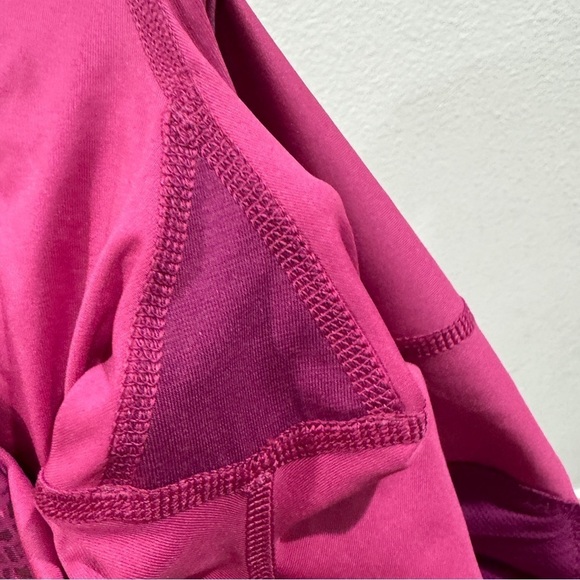 Lululemon Athletica Inspire Tight II Geo Regal Plum Ankle Cropped Leggings 4 - Picture 15 of 16